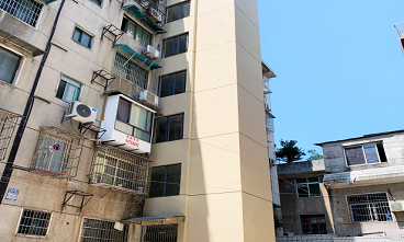 雨花區掛花二村老樓加裝電梯案例